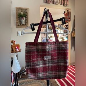 Plaid Red Tote/purse combo Bags